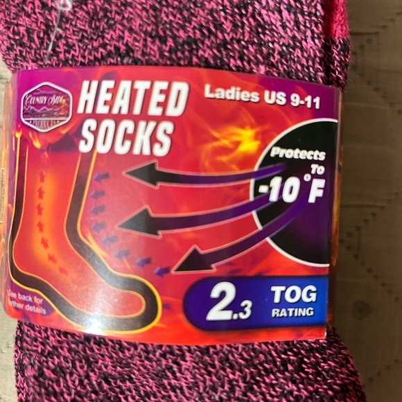 Women’s 3 pack Heated Socks - Picture 2 of 4
